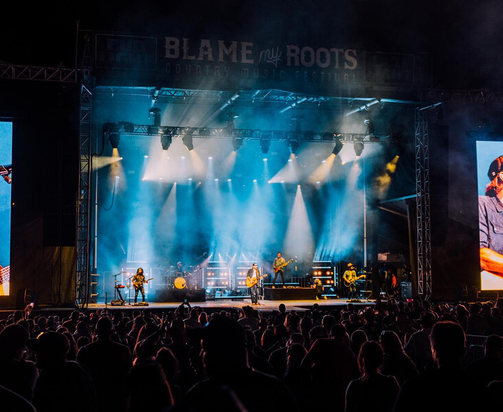 Zakk Bosserman Lights Chase Rice at Blame My Roots Festival with CHAUVET Professional 