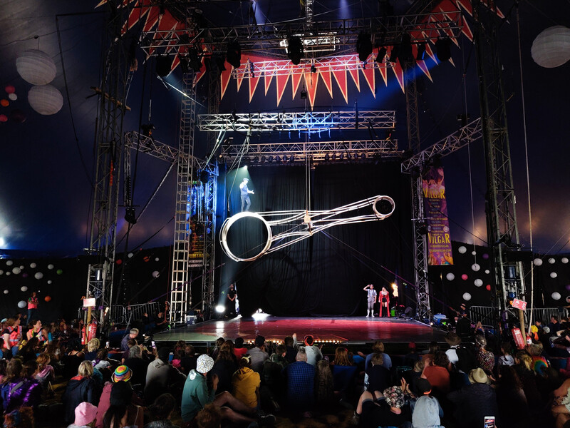  James Loudon Accents Glastonbury Circus with Help From Fineline and CHAUVET Professional