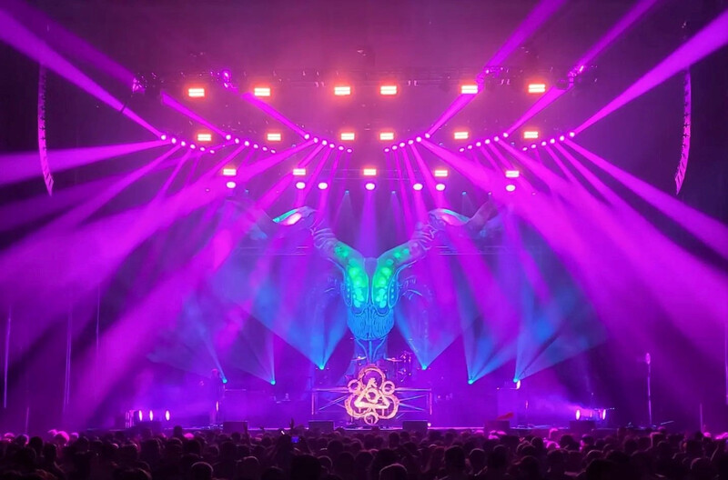 Squeek Lights Gives Coheed and Cambria Unique Looks with 27’ Inflatable and CHAUVET Professional