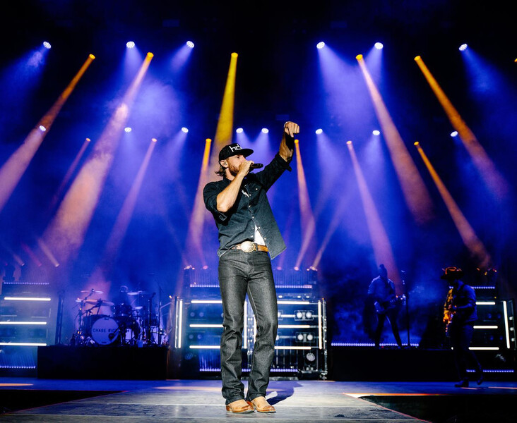 Zakk Bosserman Lights Chase Rice at Blame My Roots Festival with CHAUVET Professional 