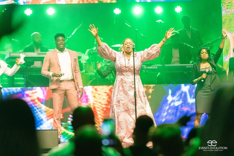 Events Evolution Creates Uplifting Looks for Nigerian Star Sinach with CHAUVET Professional
