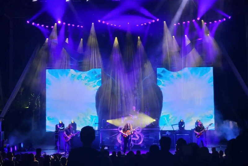 Squeek Lights Gives Coheed and Cambria Unique Looks with 27’ Inflatable and CHAUVET Professional