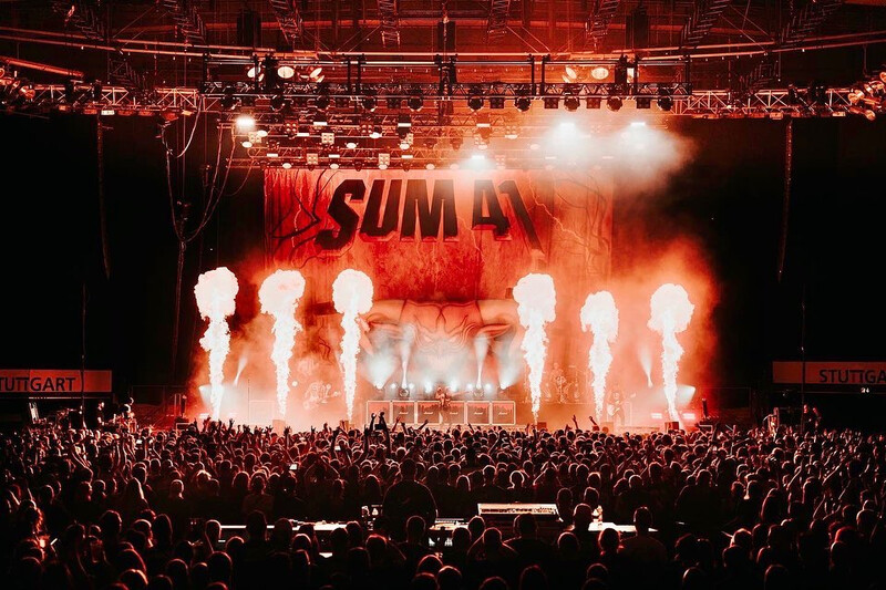David Summers Generates Excitement on Sum 41 European Tour with CHAUVET Professional