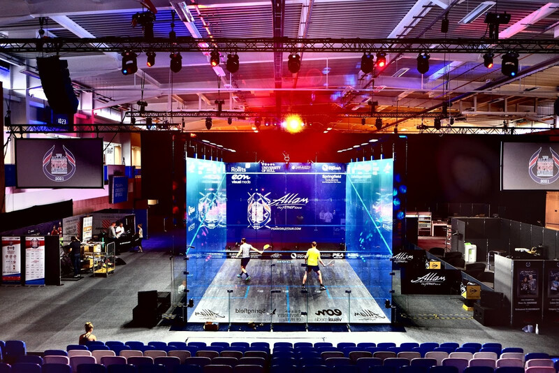 Firefly AV Crafts Smashing Looks for the Allam British Open Squash Tournament with CHAUVET Professional